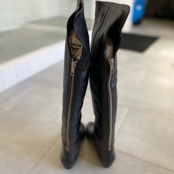 Black over the knee boots - Picture 2 of 7